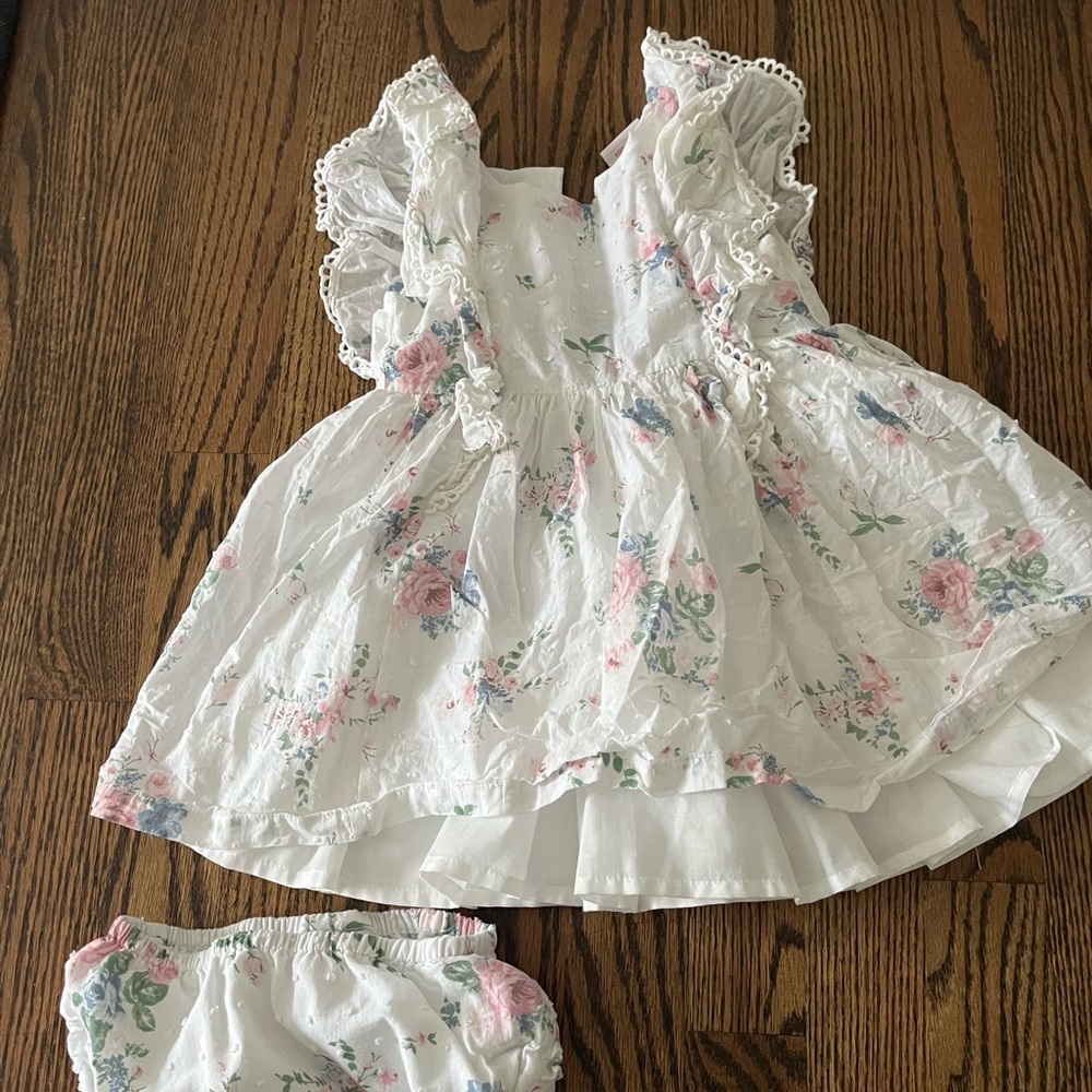 Summer dress with bloomers